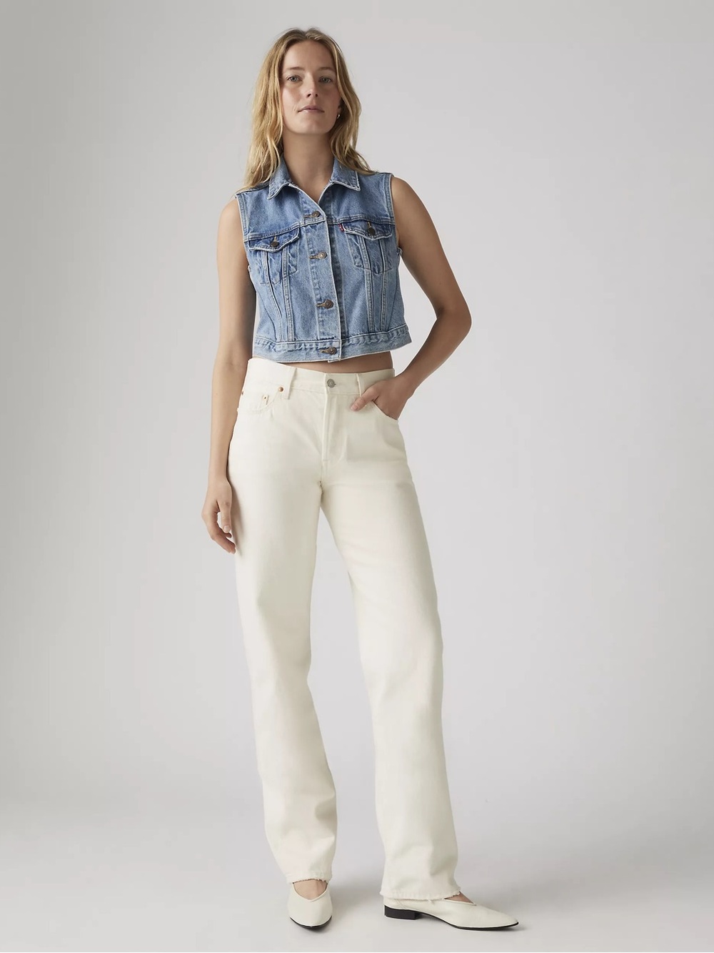 Ecru LEVI’S 501 '90s Women's Jeans